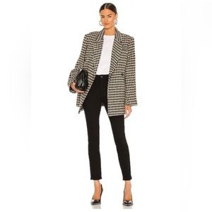 Anine Bing Jagger Skinny High Rise Jeans Black Size 26